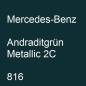 Preview: Mercedes-Benz, Andraditgrün Metallic 2C, 816.